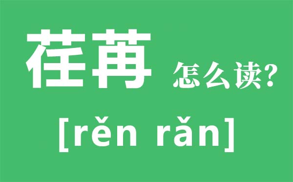 荏苒怎么讀拼音是什么,荏苒的意思是什么,時光荏苒是什么意思