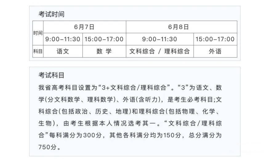 2022年河南高考時間安排,河南高考時間2022具體時間表