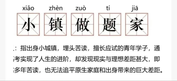 小鎮(zhèn)做題家是什么意思,小鎮(zhèn)做題家是誰說的出處來自哪里