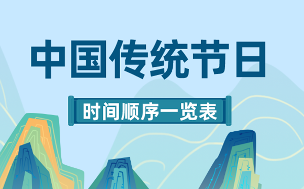 2023年中國傳統節日時間順序表,中國傳統節日有哪些