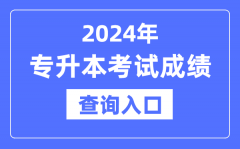 2024年專升本成績查詢入口網址大