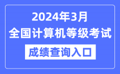 2024年3月全國計算機等級考試