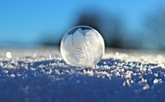 為什么雪是白色的而冰是透明