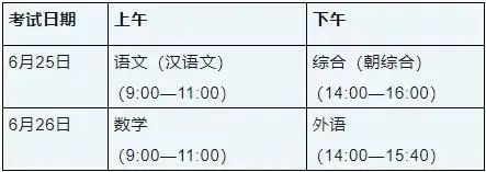 2025年黑龍江各市中考時(shí)間安排一覽表（最新匯總）